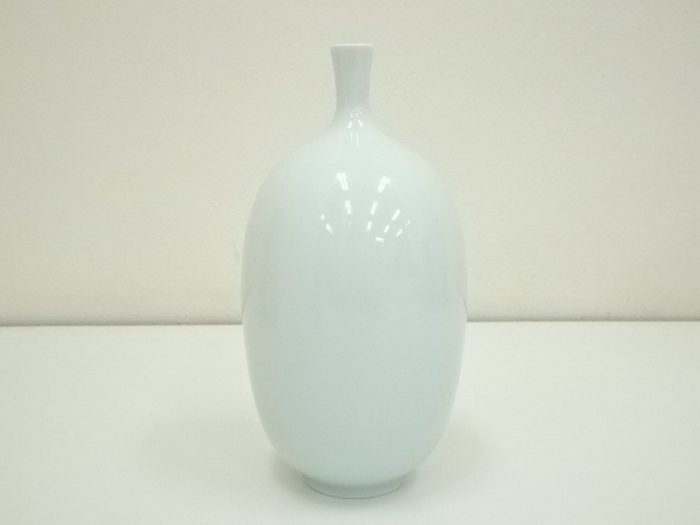 道具 ] - 道具 村島昭文造 青白磁菖蒲文壷（共箱） | ネットショップ圭